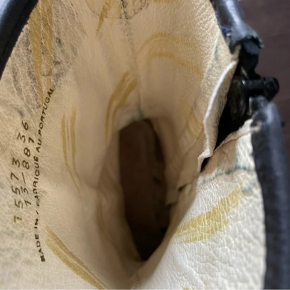 Eject Blue Leather Women’s Boot  in US 6 or EU 36 Made in Portugal - Picture 11 of 14